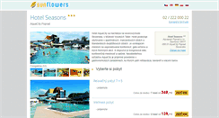 Desktop Screenshot of hotel-seasons-aquacity.com